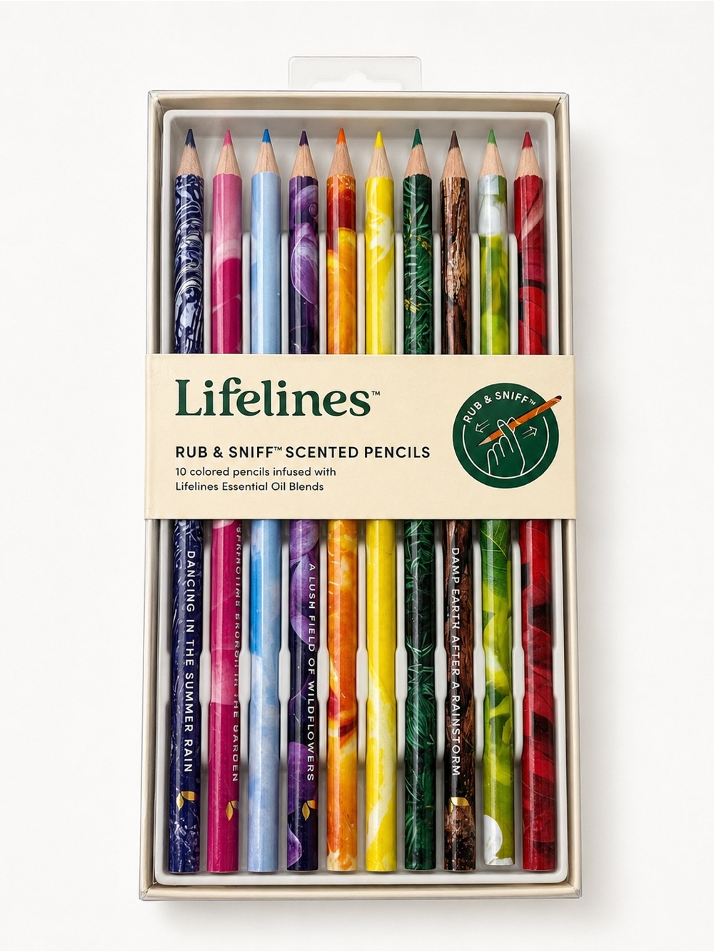 Rub & Sniff Colored Pencil Set — Multicolor